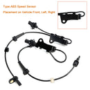 2X Front ABS Wheel Speed Sensor For Honda CR-Z 2011-2015