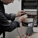 Digital Multimeter Tester Resistance with DC/AC Voltmeter; Measures Voltage Continuity Current Suitable for Household Electrical and Automotive Repairs and Diodes; Auto Range Switching 6000 Counts