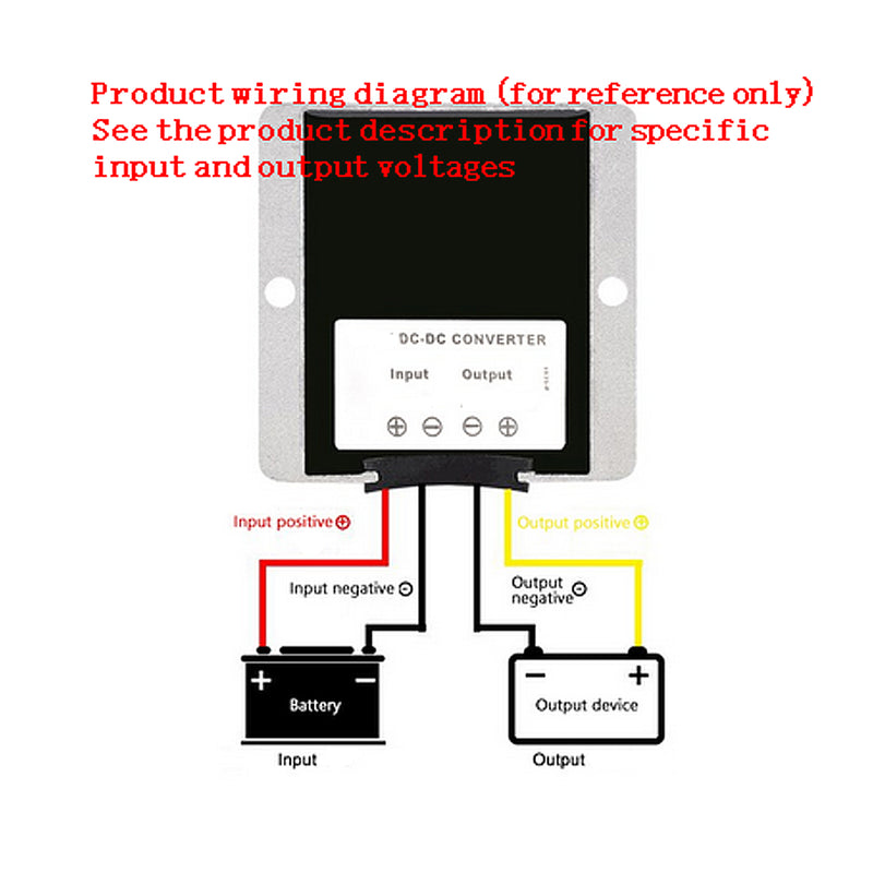 Waterproof DC/DC Converter Regulator 12V Step Up to 15V 8A 120W