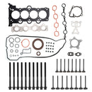 G4FJ 1.6L Turbo Head Gaskets Bolts Kit w/ Intake Exhaust Valve for Hyundai KIA