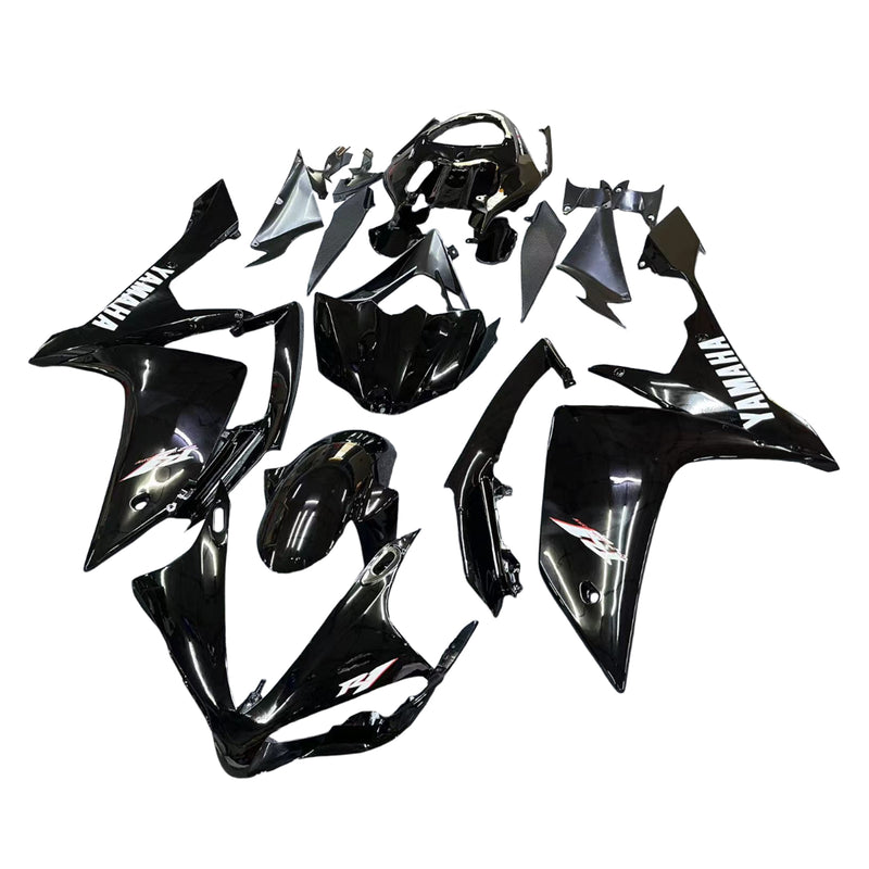 Fairings 2007-2008 Yamaha YZF-R1 All Black R1 Racing Generic