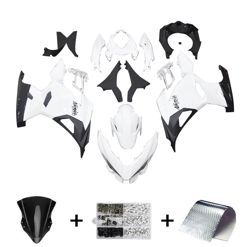 Amotopart Kawasaki EX400 Ninja400 2018-2023 Fairing Kit Bodywork Plastic ABS