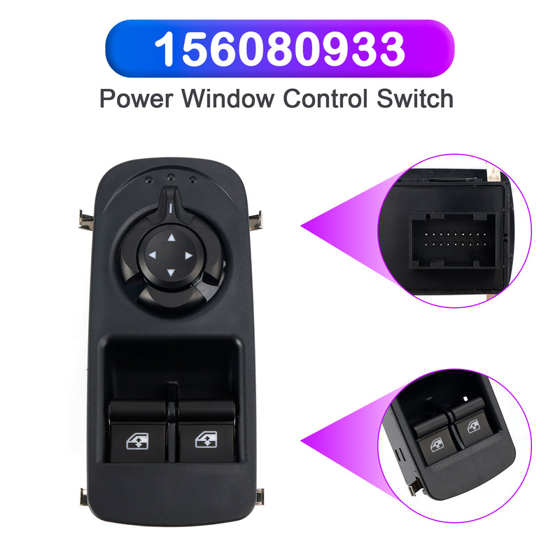 Power Window Control Switch for Alfa Romeo Mito 955 2008-2018 156080933