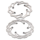 FRONT & REAR BRAKE DISC SET FOR SX SXF EXC EXCF XC XCF 125 - 500cc MX ENDURO