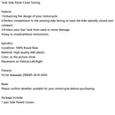 Gas Tank Side Cover Panel Fairing Cowl For Kawasaki Z900RS 2018-2024 Chrome