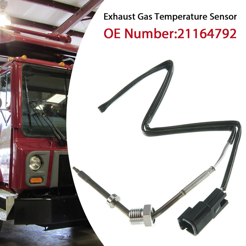 Exhaust Gas Temperature EGT Sensor 21164792 for Mack MRU 2008-2012 10.8L