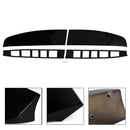 Ford Transit Custom 2012-2023 Gloss Black Rear Twin Barn Door Roof Spoiler