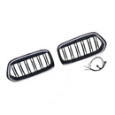 2018-2023 Fit BMW X2 Series F39 Black Front Bumper Grill Grille Double Slat