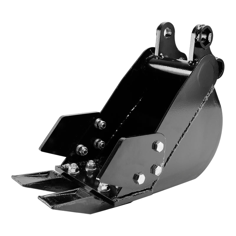Mini Excavator Attachment Narrow Rock Bucket 200mm Trenching Buckets 2-Teeth