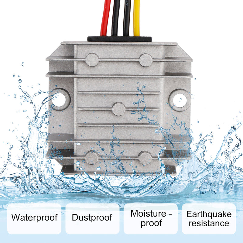 WaterProof 24V to 12V 2-60A Step Down DC/DC Power Converter Regulator