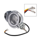 Motorcycle Beam Headlight Fog Lamp Custom Chrome