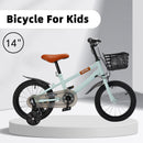 14"/16" Children Bicycle Toddlers Bike with Training Wheels Basket Kickstand
