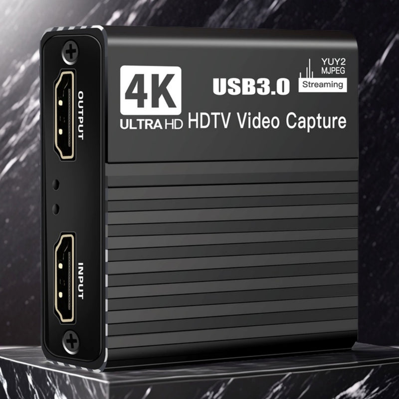USB 3.0 Video Capture Card HDMI 4K Recording Box Live 1080P Video Recorder 60FPS