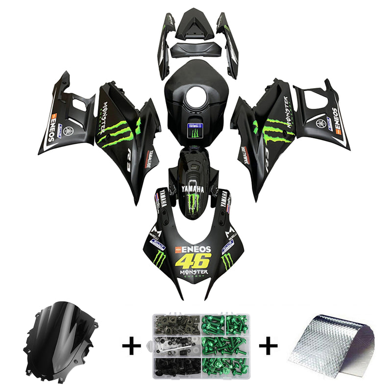 Amotopart Yamaha YZF-R3 R25 2019-2021 Fairing Kit Bodywork Plastic ABS
