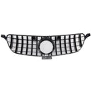 GT Style Front Bumper Grille Grill Fit Mercedes Benz GLE-Class W166 2015-2018