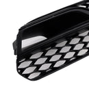 Front Lower Fog Light Cover Grille Grill Fit AUDI A3 S3 S-Line 2013-2016