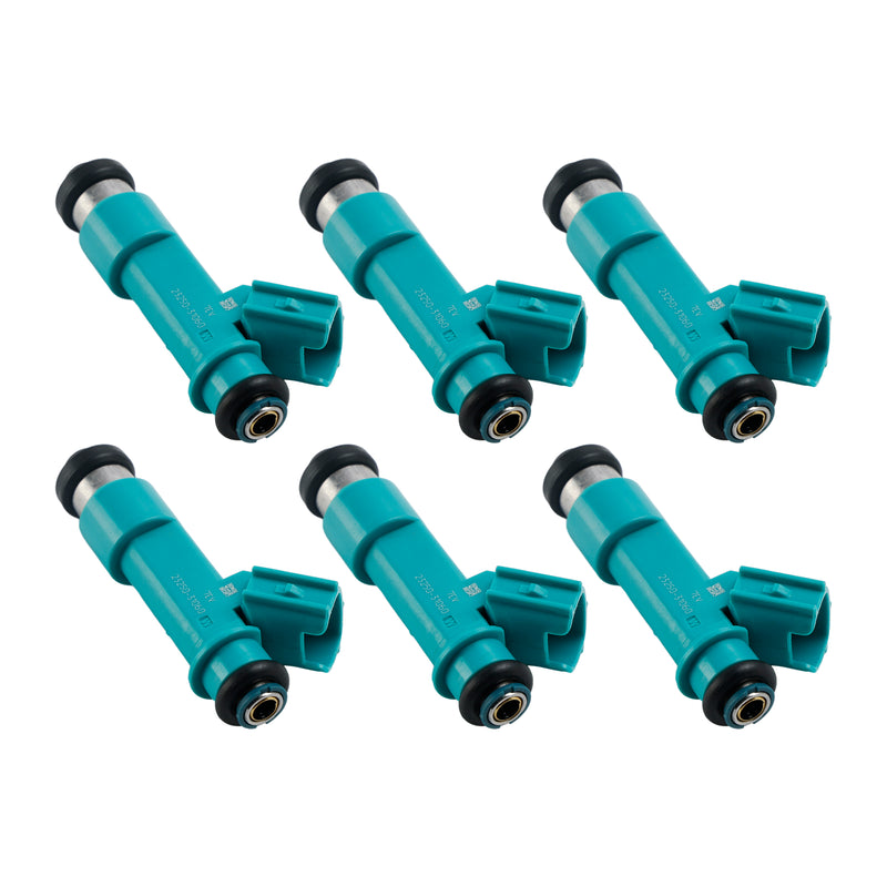 6PCS Fuel injector 23250-31060 Fit Toyota Tacoma 4Runner FJ Cruiser 23250-31010