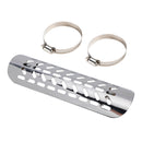 Exhaust Side Bracker Cover Steel Decorative Cover Fit Motorcycle Scooter Cub BlackD