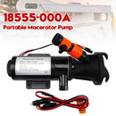 Portable Macerator Waste Pump 18555-000A for Camper RV 12V DC