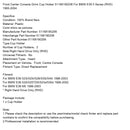 Front Center Console Drink Cup Holder 51168190206 For BMW E39 5 Series (RHD)