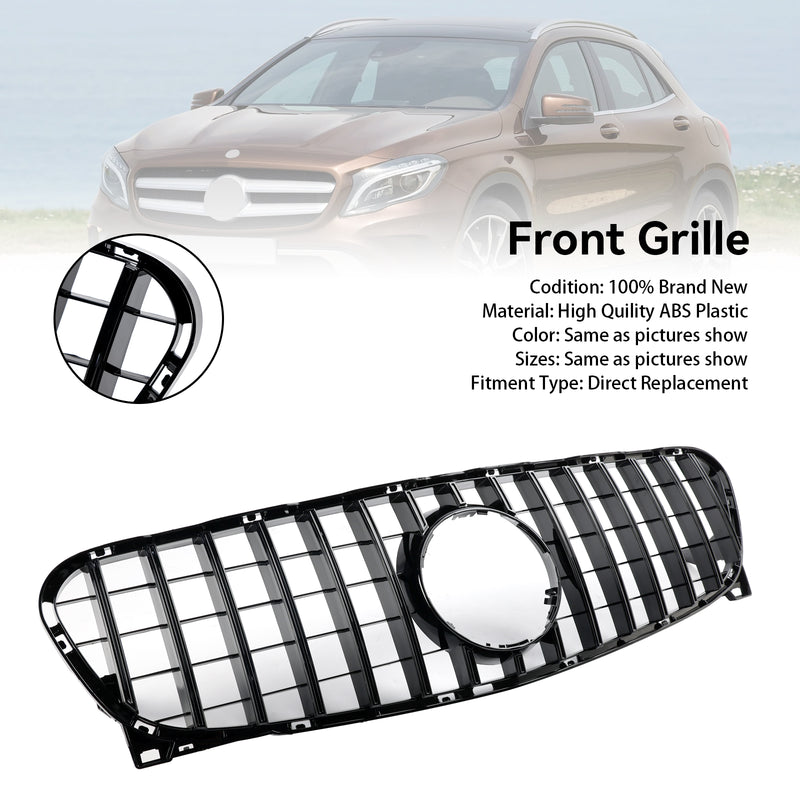 Front Radiator Grille Grill Fit Mercedes Benz GLA-Class W156 GLA45 2013-2017