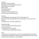 1X Left Fog Light For BMW E60 525I 528I 530I 535I 545I 550I M5 04-10 63177897187