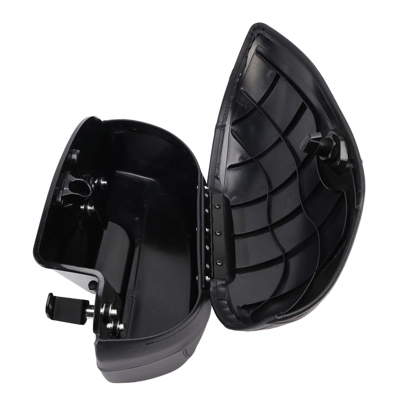 Side Saddle Bag Mounting Bracket Black Fit For Sportster 883 1200 X48 04-25