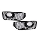 Fog Lamp Light Cover Insert Grille Fit VW T5 T5.1 2010-2015 S-line Gloss Black