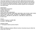 4PCS Fuel Injector 0280155892 Fit Audi TT Quattro 1.5L 2000-2002 0280155893