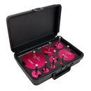 9PCS PVC Pipe Reamer Kit Fitting Socket Saver SCH Plumbing Tools For 1/2" Drills