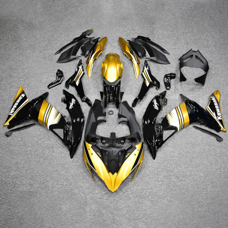 Amotopart Kawasaki ER6F/Ninja650R 2017-2019 Fairing Kit Bodywork Plastic ABS