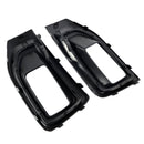 Fog Light Lamp Cover Gloss Black Trim Pair For GMC Yukon / Yukon XL 2015-2020