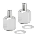 2x 1/8NPT Male to M16-1.5 Female Oil Pressure Sensor Adapter Thread Connector