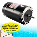 Swimming Pool Motor B228SE 1 HP,3450 RPM, 1 Speed, 230/115 Volts, 6.0/12.0 Amps