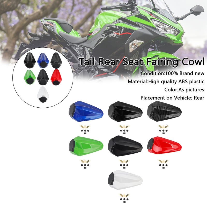 Racing Tail Rear Seat Fairing Cowl For Kawasaki Ninja 400 EX400 2018-2024