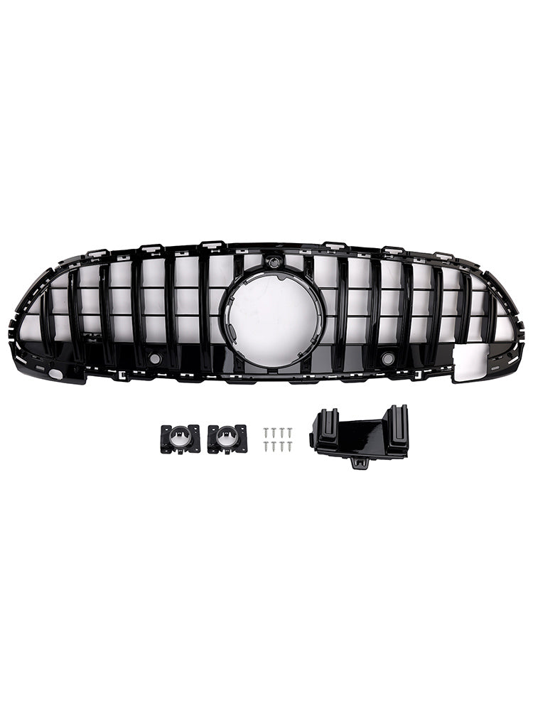 GTR Style Front Bumper Grille Grill fit Mercedes Benz W206 2022-2023 W/Camera