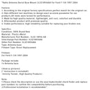 Radio Antenna Aerial Base Mount 3L3Z18936AA For Ford F-150 1997-2004