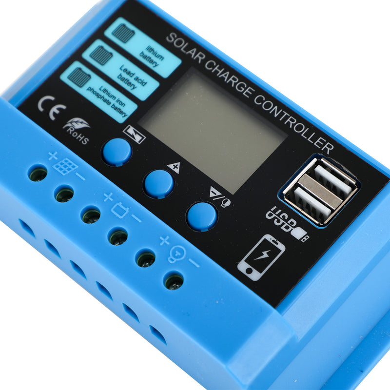PWM 20A Solar Charge Controller PV Regulator For Lifepo4 Lithium Lead Acid Gel