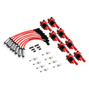 8x Ignition Coil+Spark Plug+ Wire UF414 For GMC Silverado 1500 Tahoe 5.3L D514A 12573190 C599 CUF414 GN10165 1788407