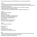 Gray Left Driver Side Sun Visor 83280TA5A51ZA For Honda Accord 2008-2017