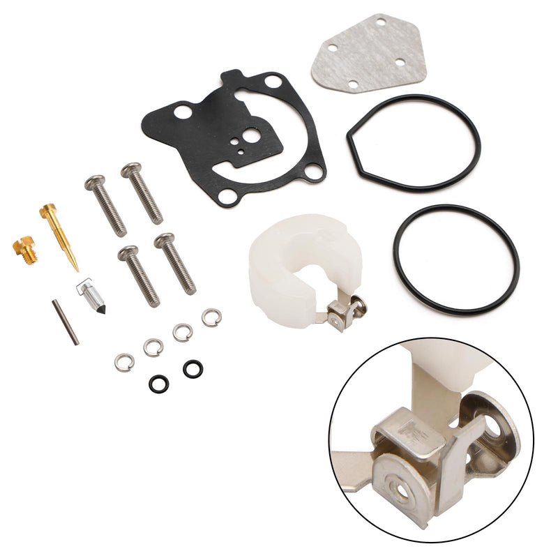 Carburetor Carb Rebuild Kit fit for Yamaha 2 Stroke 40HP E40X Outboard Motor