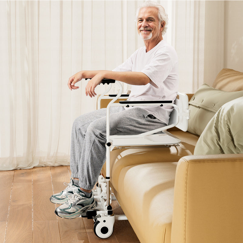 Patient Chair Transferred Lift Wheelchair Removable Split Type Wheelchair 250 lb