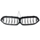 Double Slat Black Front Kidney Grill Grille Fit BMW 6 Series G32 2020-2025
