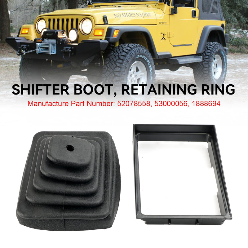 Jeep Wrangler TJ 1997-2004 Shifter Boot Retainer Bezel Ring Manual Trans