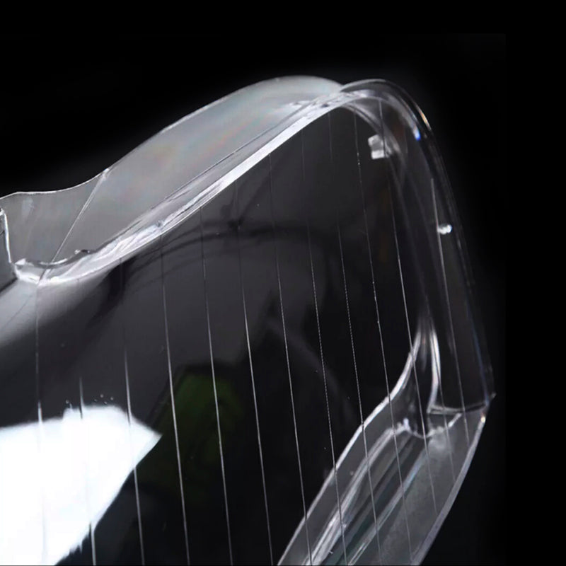 2PCS Front Headlight Glass Clear Cover For Audi A4 B7 8E 2005-2008