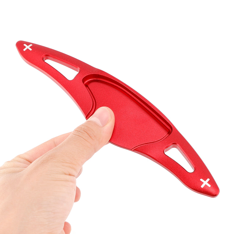 Steering Wheel Paddle Shifter Extension For Honda FIT VEZEL HRV Aluminium Red