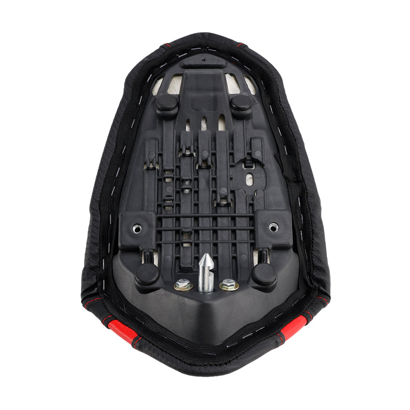 Rear Passenger Seat Cushion Pu Pillion Flat Black For Street Triple 765 S R 19+ Black