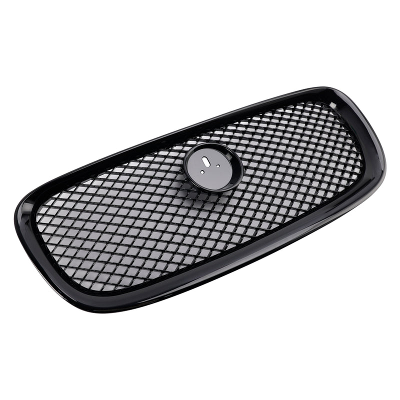 XF-R Style Front Bumper Grill Grille Fit Jaguar XF 2012-2015 Gloss Black