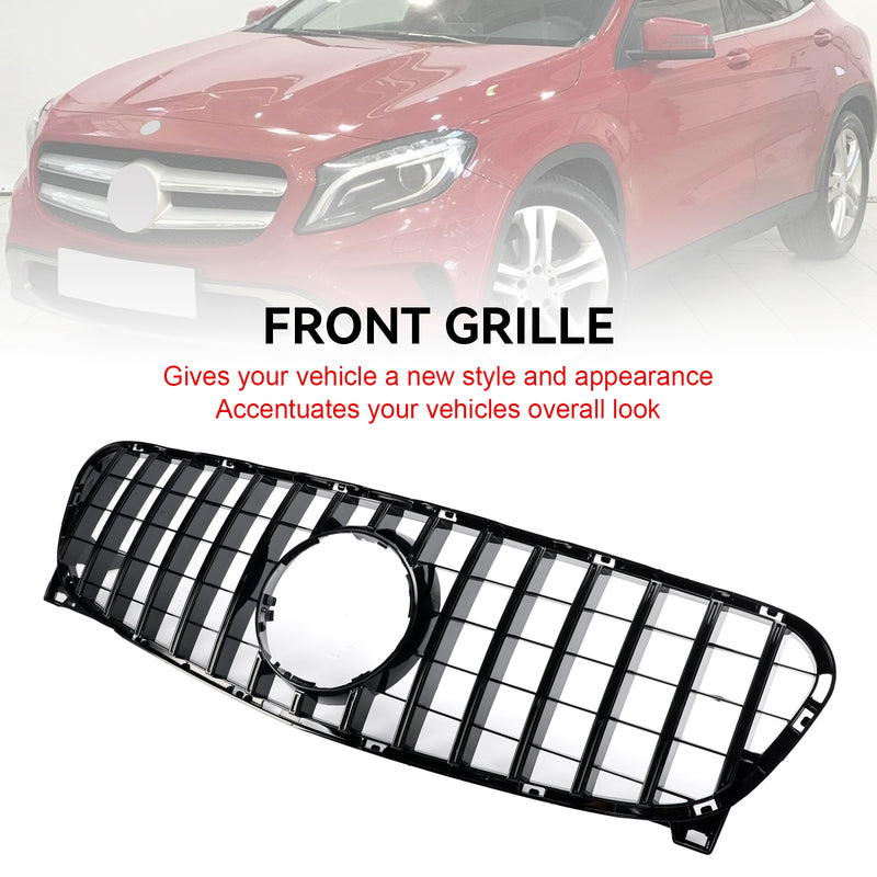 Front Radiator Grille Grill Fit Mercedes Benz GLA-Class W156 GLA45 2013-2017