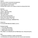 Gloss Black Front Bumper Grill Grille 8R0853651B Fit Audi Q5 2009-2012